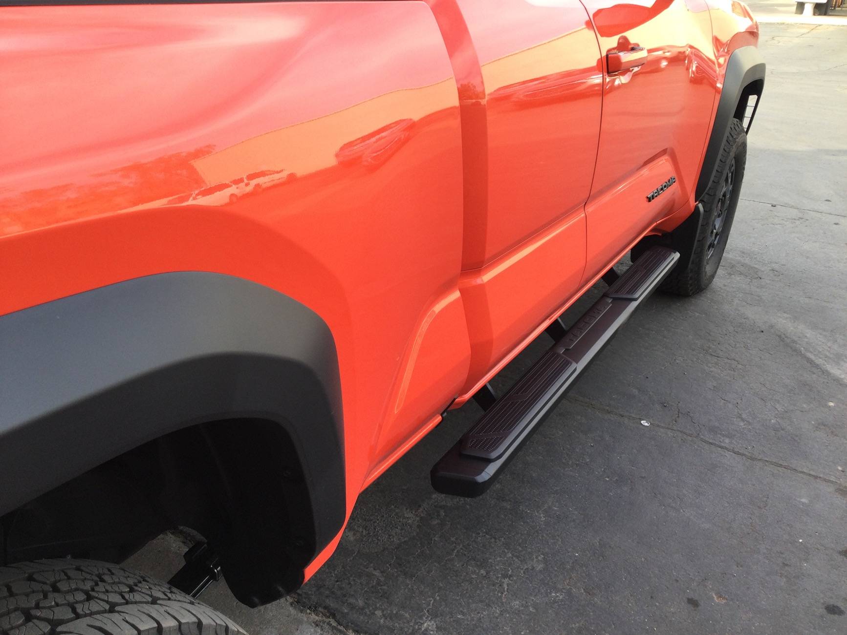 2024 Tacoma OEM 5" Oval Tube Steps & Canadian (Wider) Mud Flaps Installed 0D5098AD-305A-4066-B86F-C554D465B00B