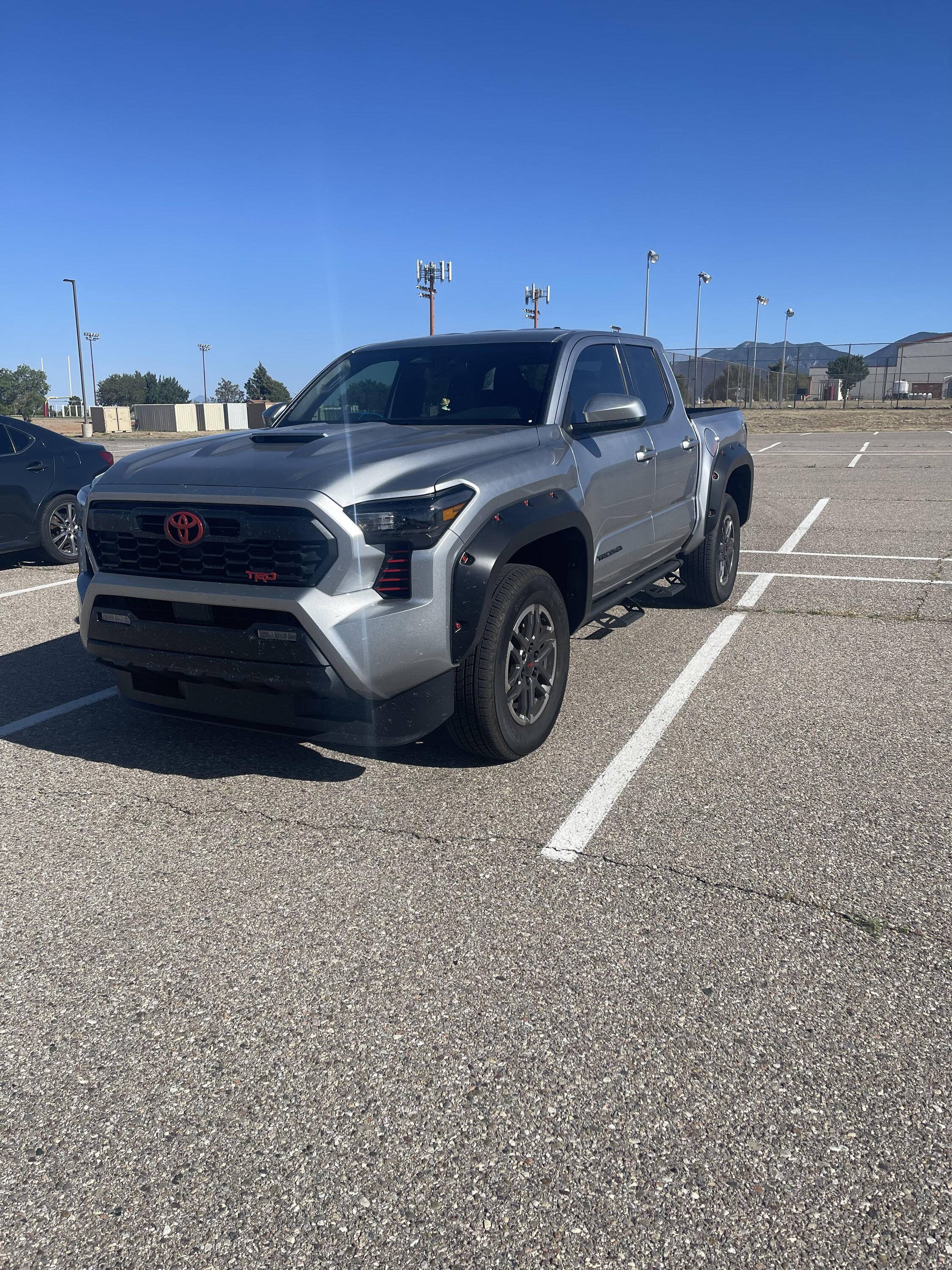 2024 Tacoma 2024 Tacoma TRD Sport Celestial Silver with red & black accessories/decals [Links included for accessories/decals] 1