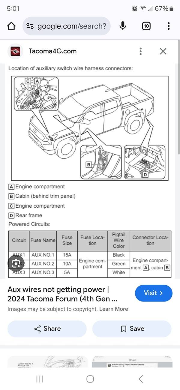 2024 Tacoma So... Do I have AUX prewiring or not? 1000000693