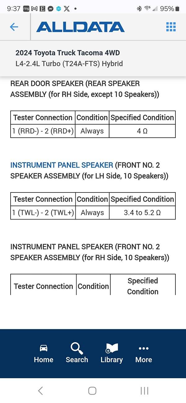 2024 Tacoma Specs for JBL upgrade package ? 1000007717