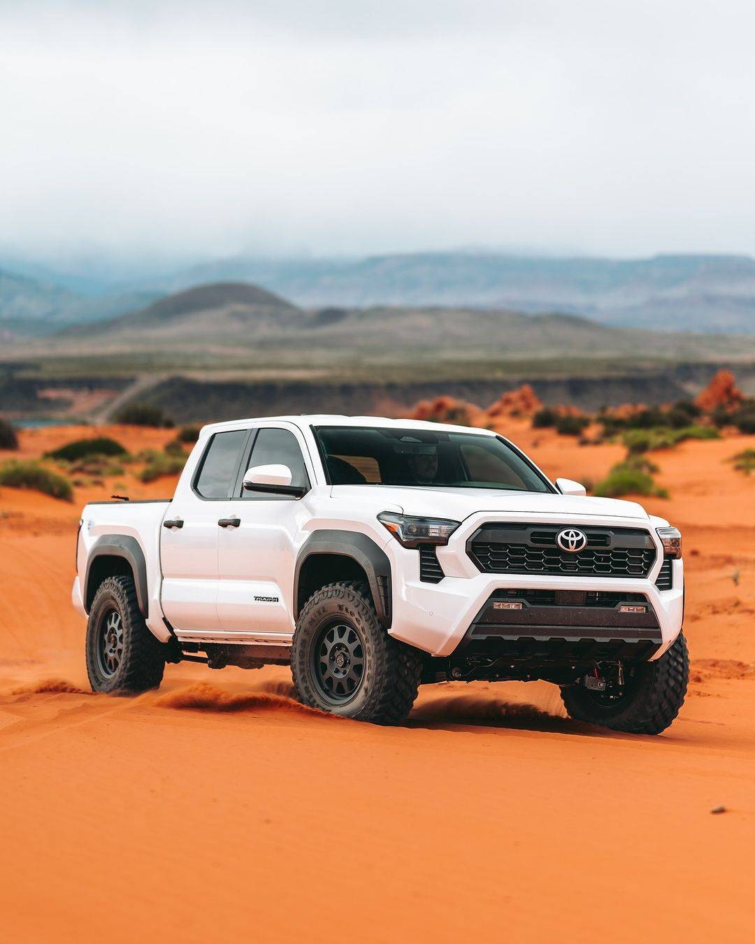 2024 Tacoma 4th Gen 2024+ Tacoma Aftermarket Wheels & Tires Pictures / Specs Compilation - Add Yours 17%22 Black Rhino Stadium wheels + 295:70:17 Firestone M:T2 tires on Ice Cap 2024 Tacoma