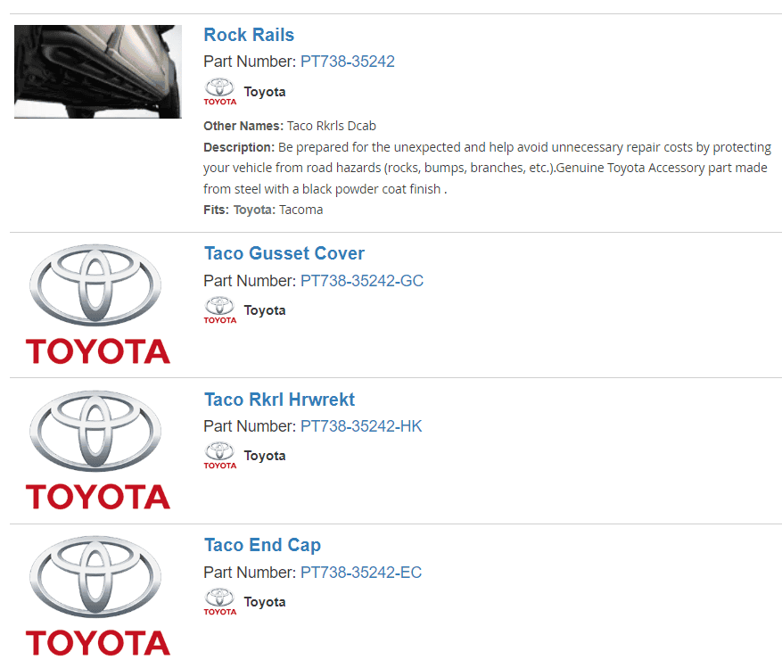 2024 Tacoma OEM Rock Rails - any parts diagram? 1721270201737-x5