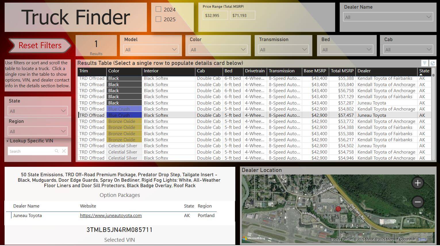 2024 Tacoma Tacoma Locator - Available Inventory Search (Live Dashboard) 1738796183200-n5