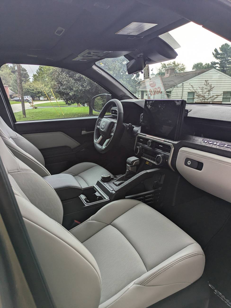 2024 Tacoma Softex Boulder Interior - not only elusive but MIA! 2024-09-26 11.58.14