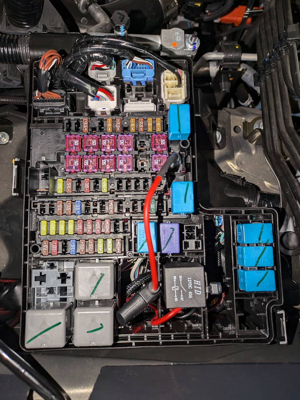 2024 Tacoma Hybrid owners, how are you wiring your accessories? 2024-11-11 14.13.17