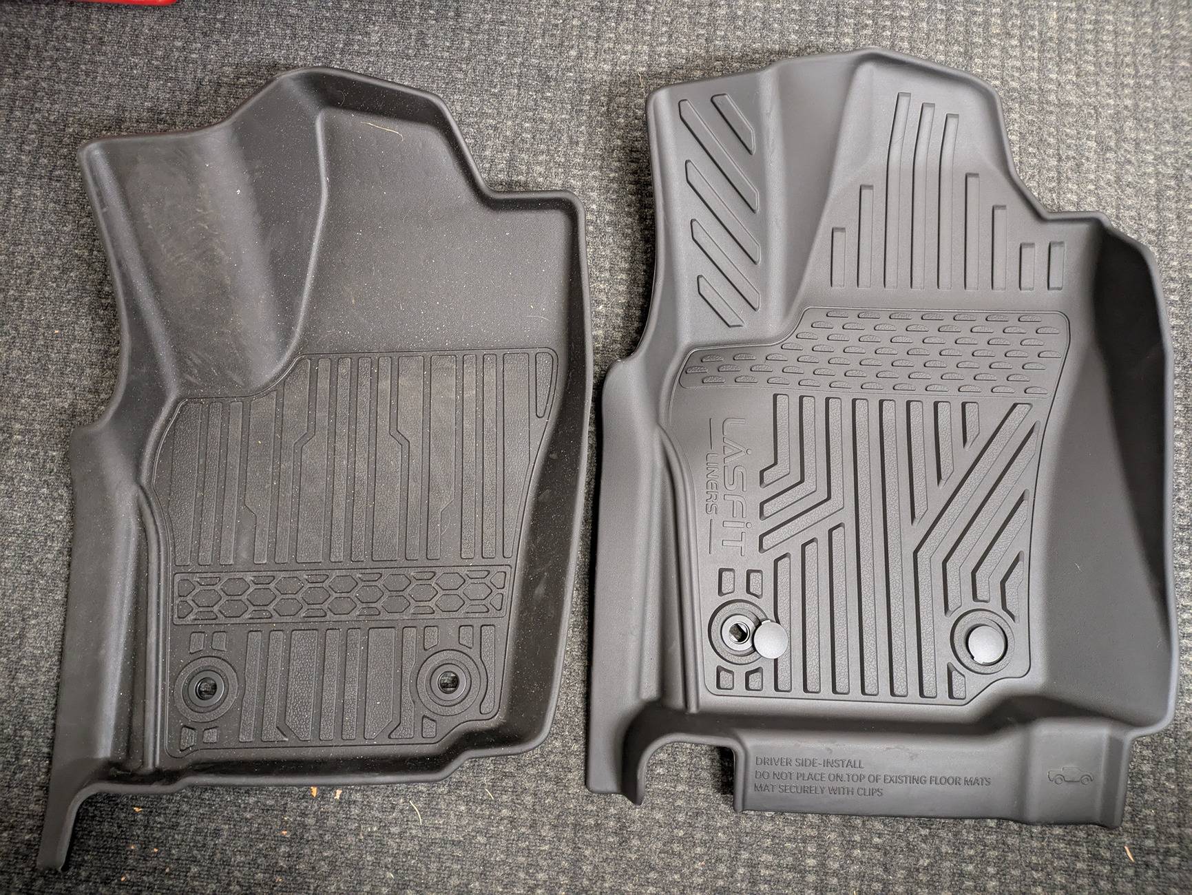 2024 Tacoma Floor Liners:  TripleALiners vs. Lasfit 2024-11-17 16.43.48