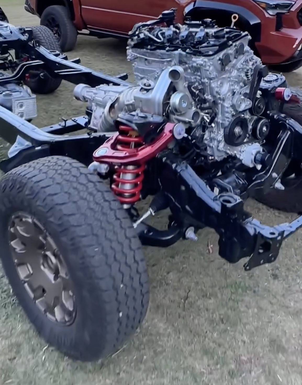 2024 Tacoma 2024 Tacoma Chassis/Frame and Suspension Closer Look 2024 Tacoma Frame Chassis Suspension Engine 12