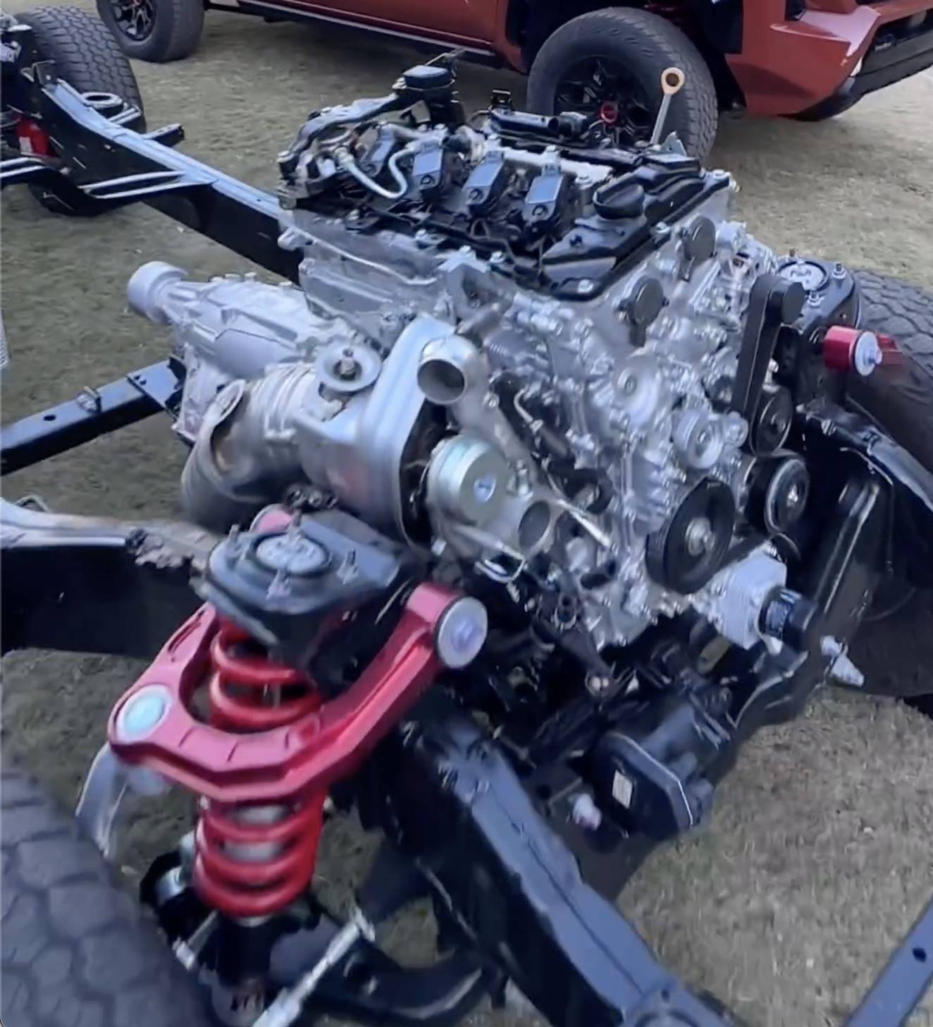 2024 Tacoma 2024 Tacoma Chassis/Frame and Suspension Closer Look 2024 Tacoma Frame Chassis Suspension Engine 13