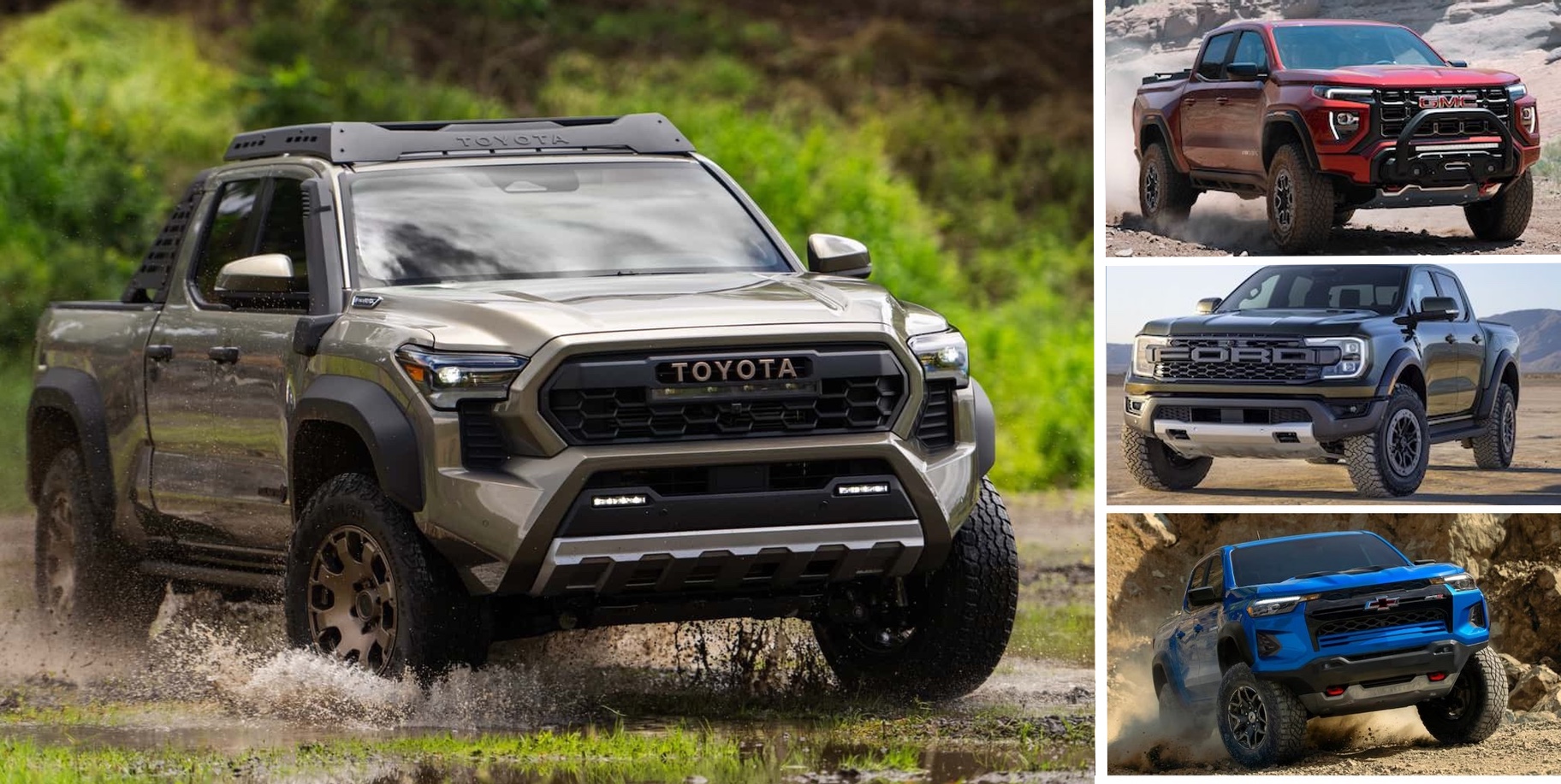 2024 Tacoma Accepts All Challengers: Trims Compared to Colorado, Canyon and  Ranger  2024 Tacoma Forum (4th Gen) News, Specs, Models - 2.4L, Hybrid,  TRD Pro, Trailhunter, Off-Road, Sport, SR5 