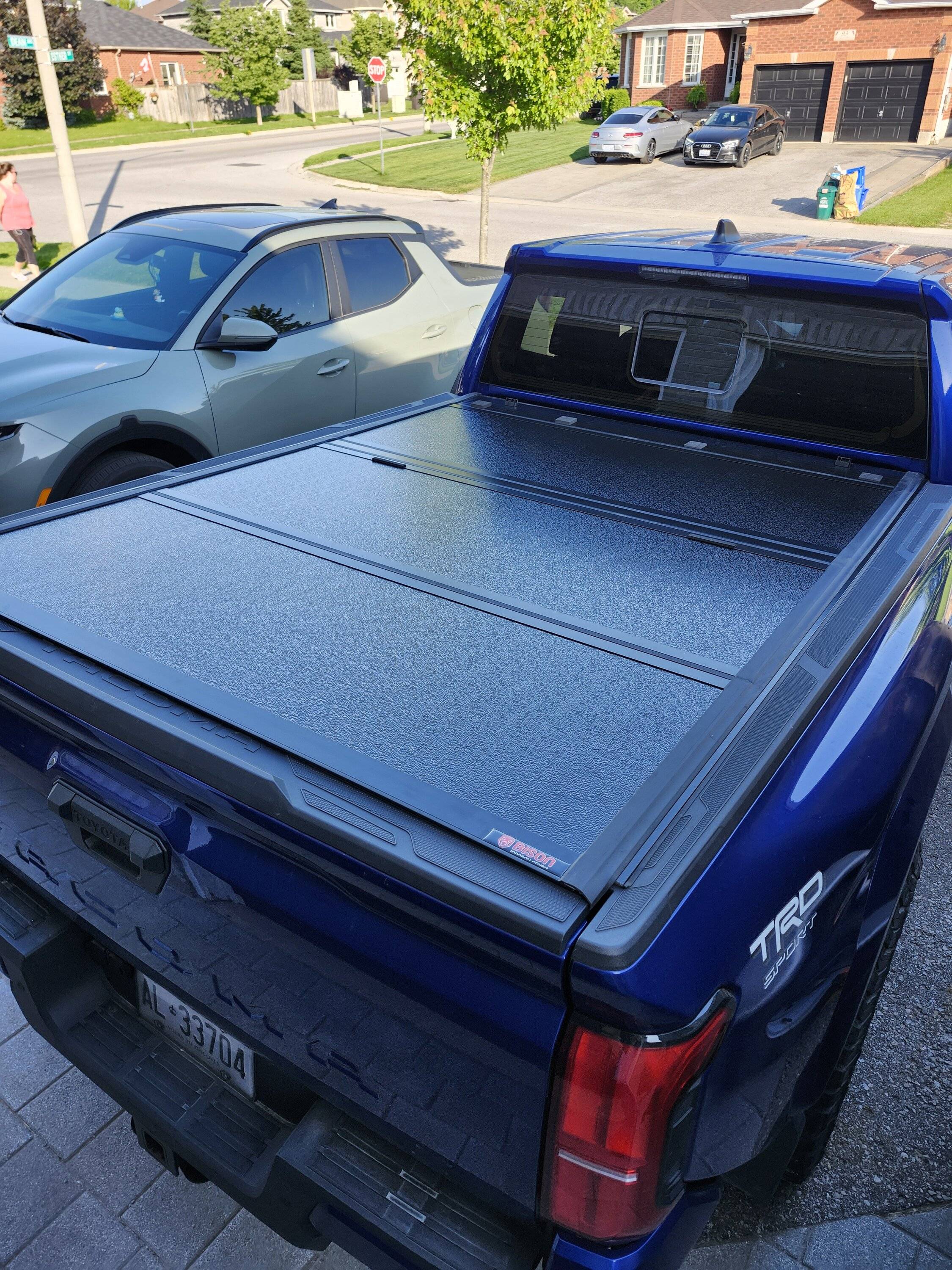 2024 Tacoma Bison Tonneau Cover (6 foot) installed 20240612_184454