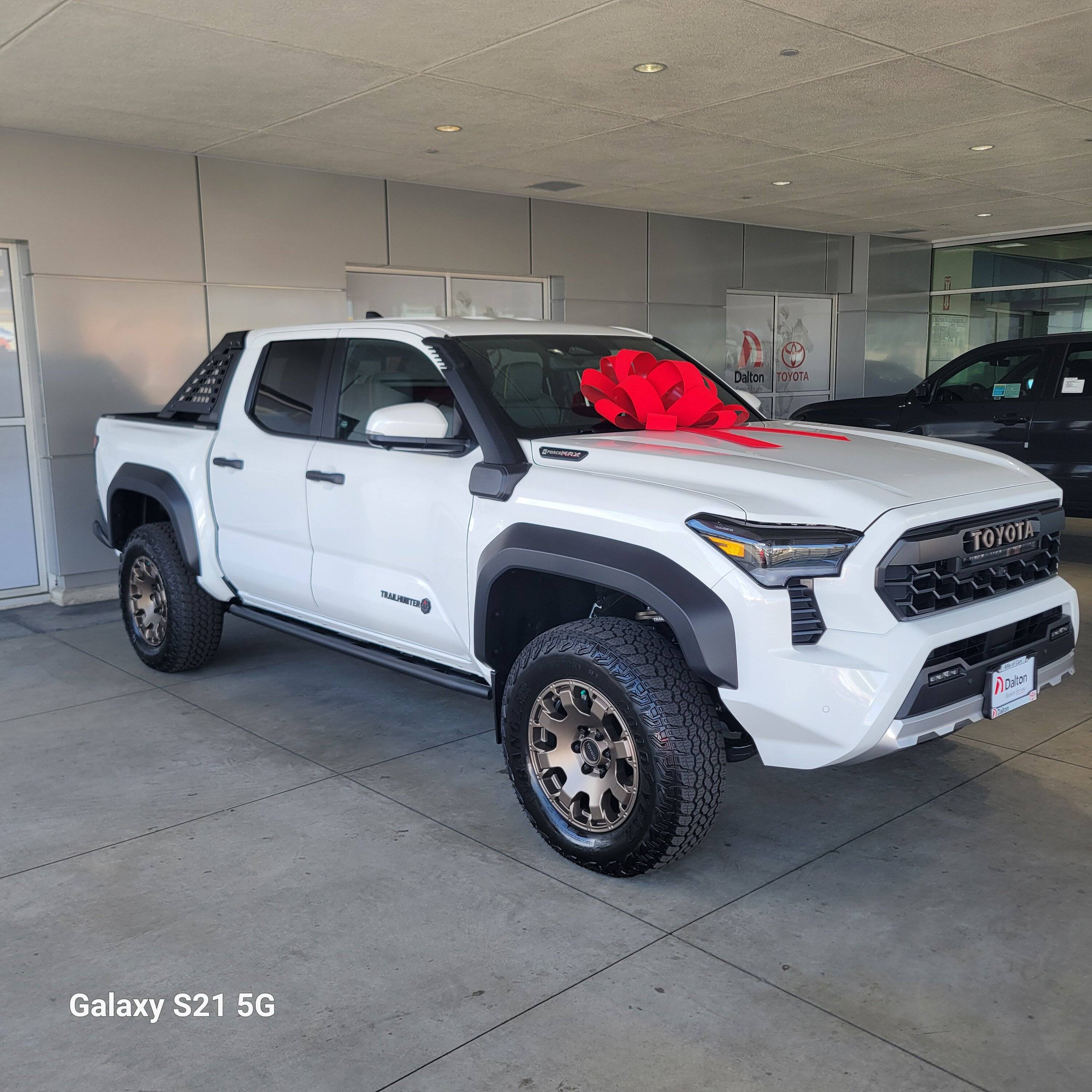 2024 Tacoma Ice Cap White 2024 TRAILHUNTER Tacoma delivery! Proud new owner 🤩 20240618_164137