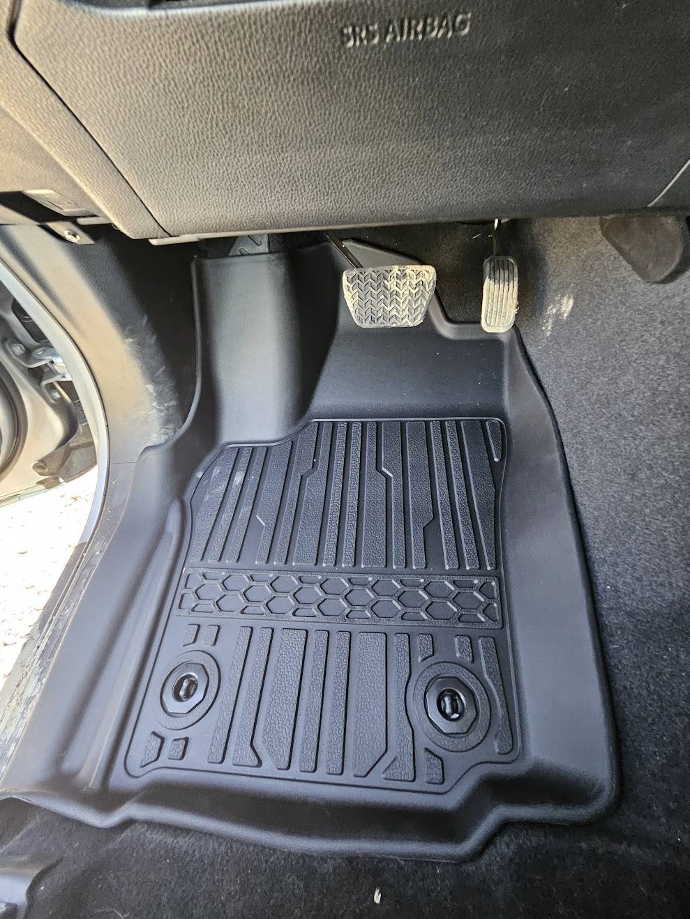 2024 Tacoma TripleAliners all weather floor mats - installed review & pics 20240623_171334