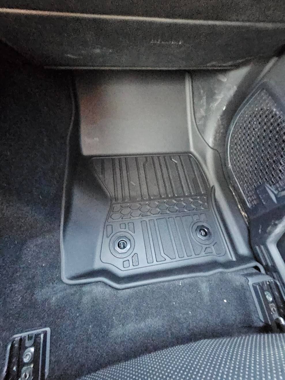 2024 Tacoma TripleAliners all weather floor mats - installed review & pics 20240623_171343