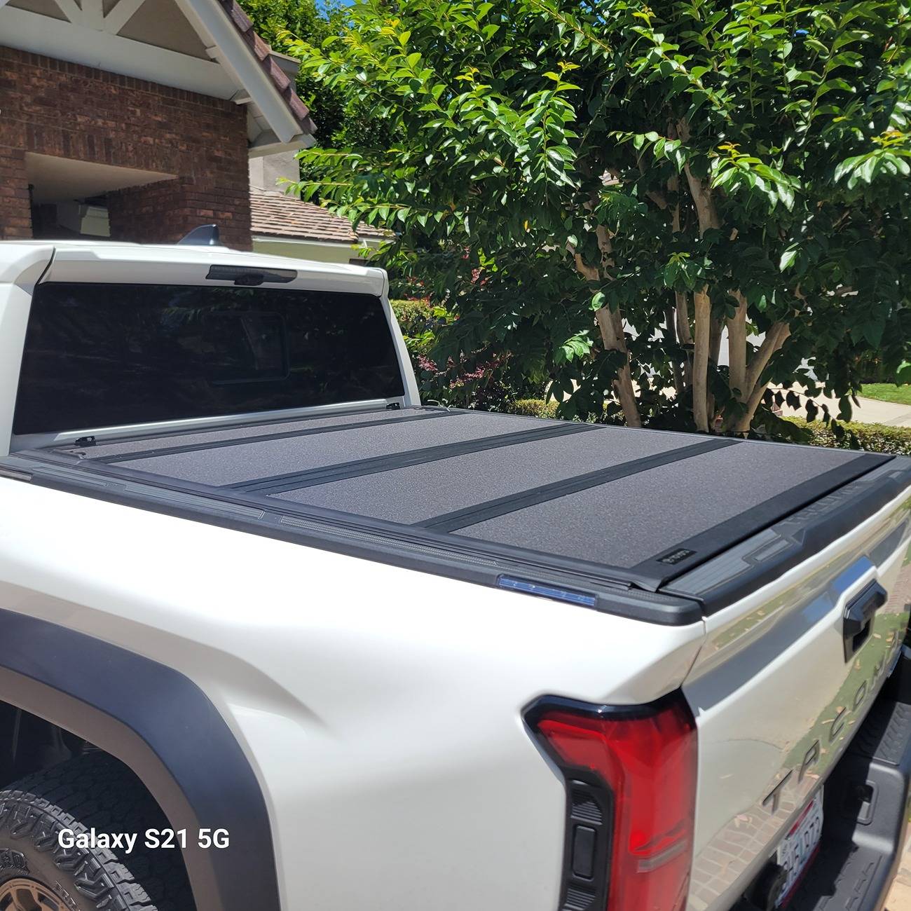 2024 Tacoma OEM Trifold Hard Tonneau Cover PT954-35240 installed on 2024 Tacoma 20240625_132114