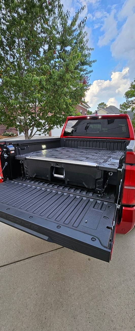 2024 Tacoma Decked Midsize Drawer for 2024 Tacoma Power Accessory Bed 5' Bed (YT9) -- installed photos 20240629_185153