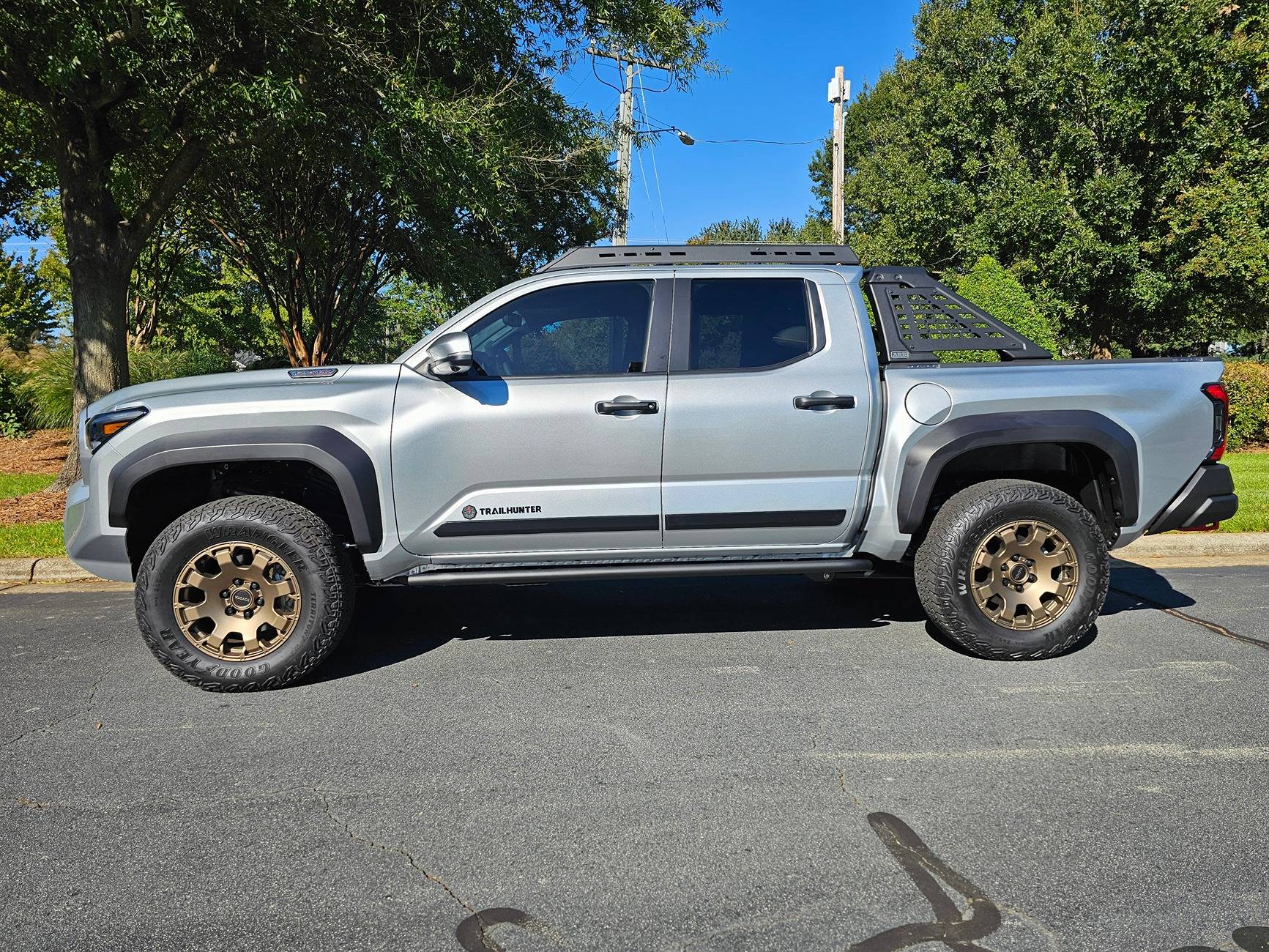 2024 Tacoma Matte black body side molding question 20241016_104412