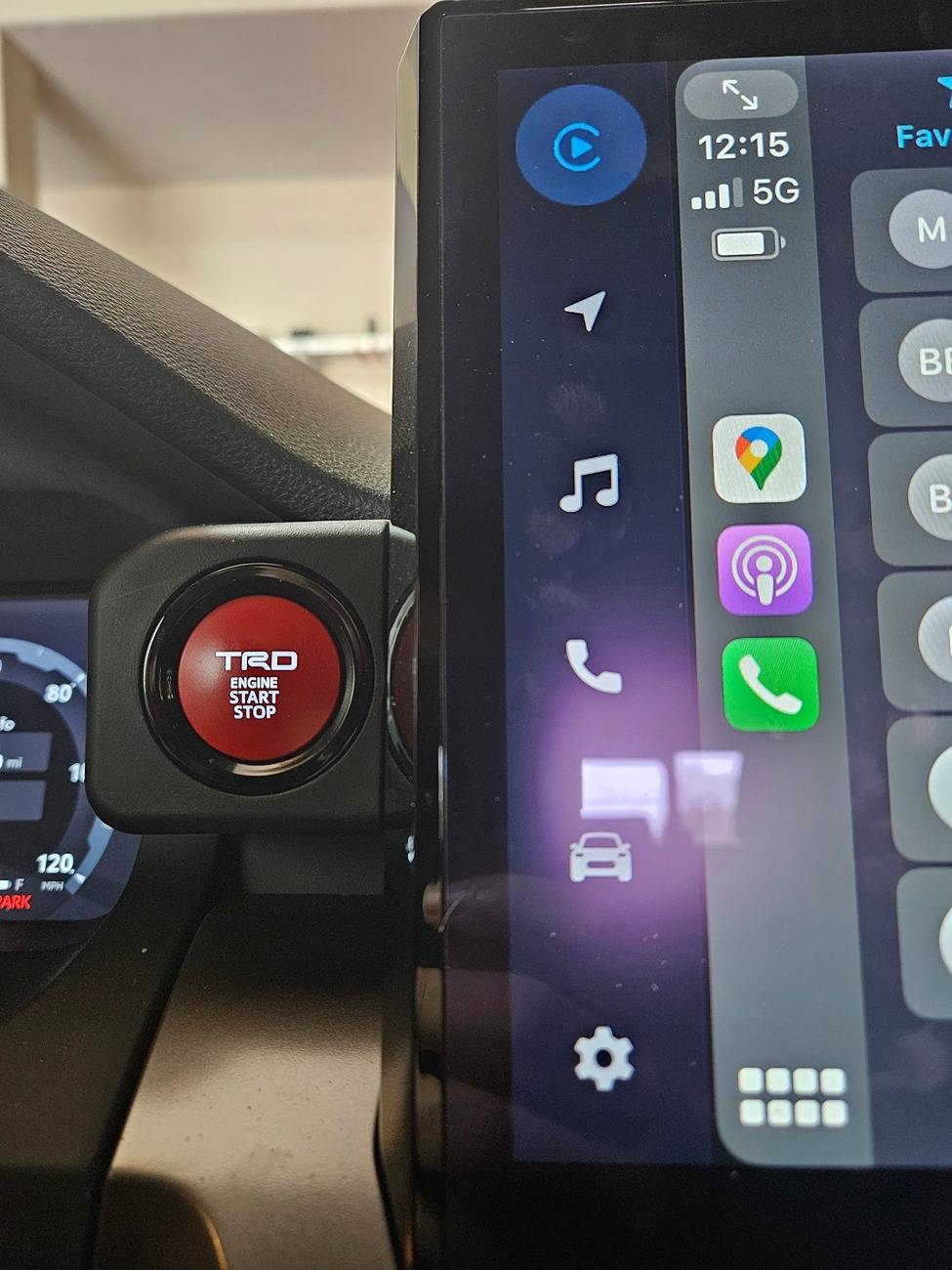 2024 Tacoma Android Auto Docked Menu Update 20241017_121543