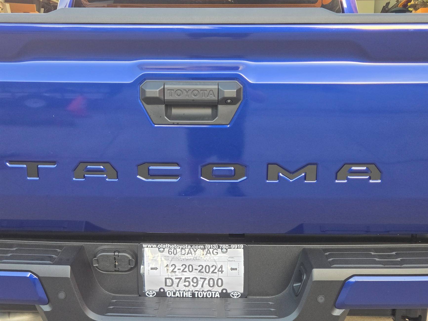 2024 Tacoma Tailgate inserts 20241023_175007