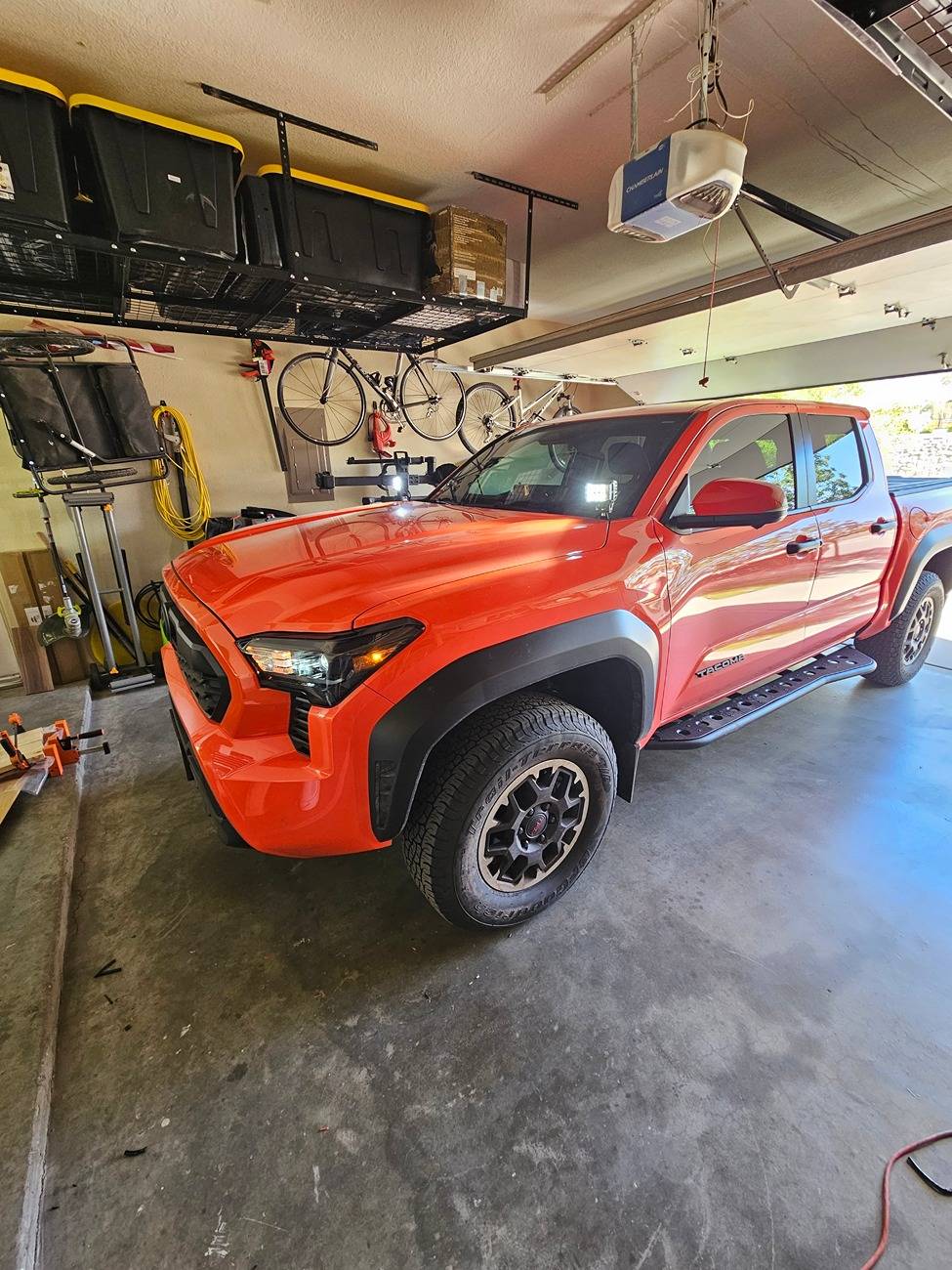 2024 Tacoma Ditch light install using factory AUX switch and pigtails 20241026_134055