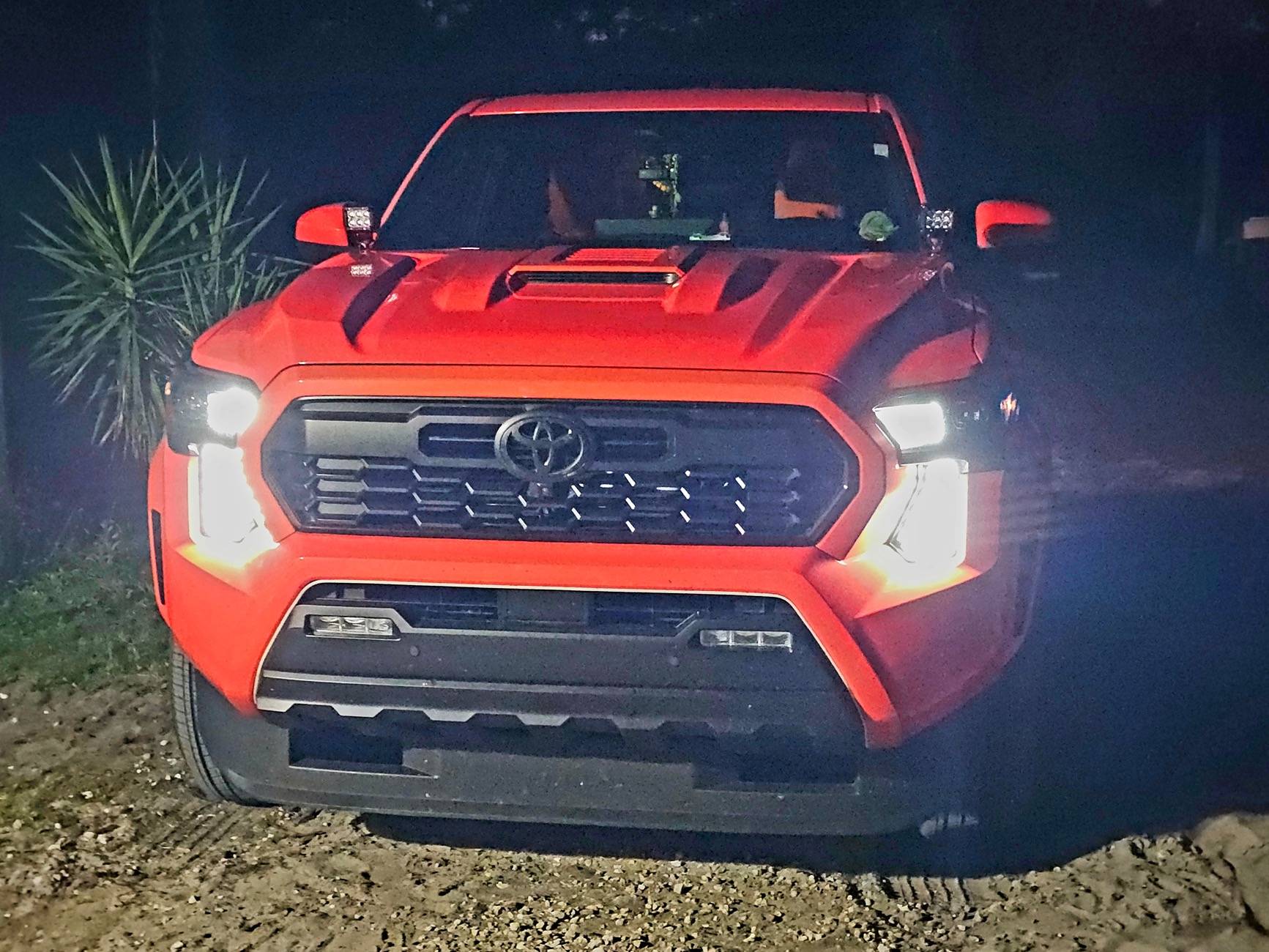 2024 Tacoma Aux Lighting installed: ditch lights, reverse lights, turn signal 20241201_180913