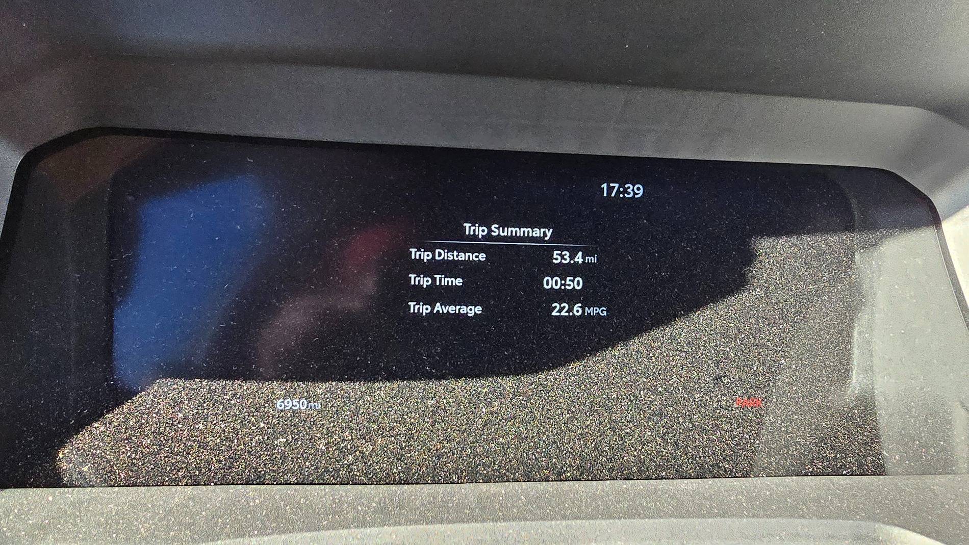 2024 Tacoma Strange reported MPG increase. 20250303_173905