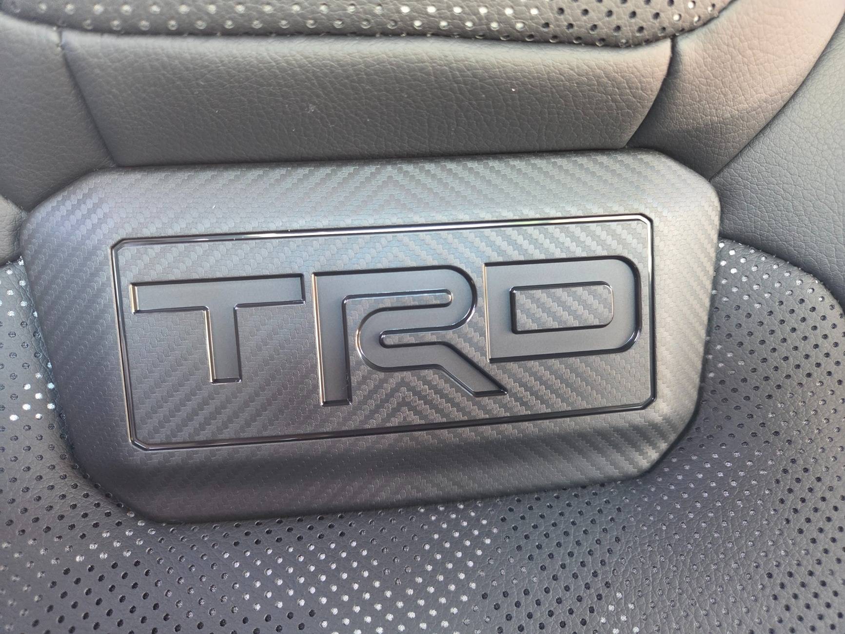 2024 Tacoma TRD PRO Katskinz front seat lettering 20250311_122735_resized