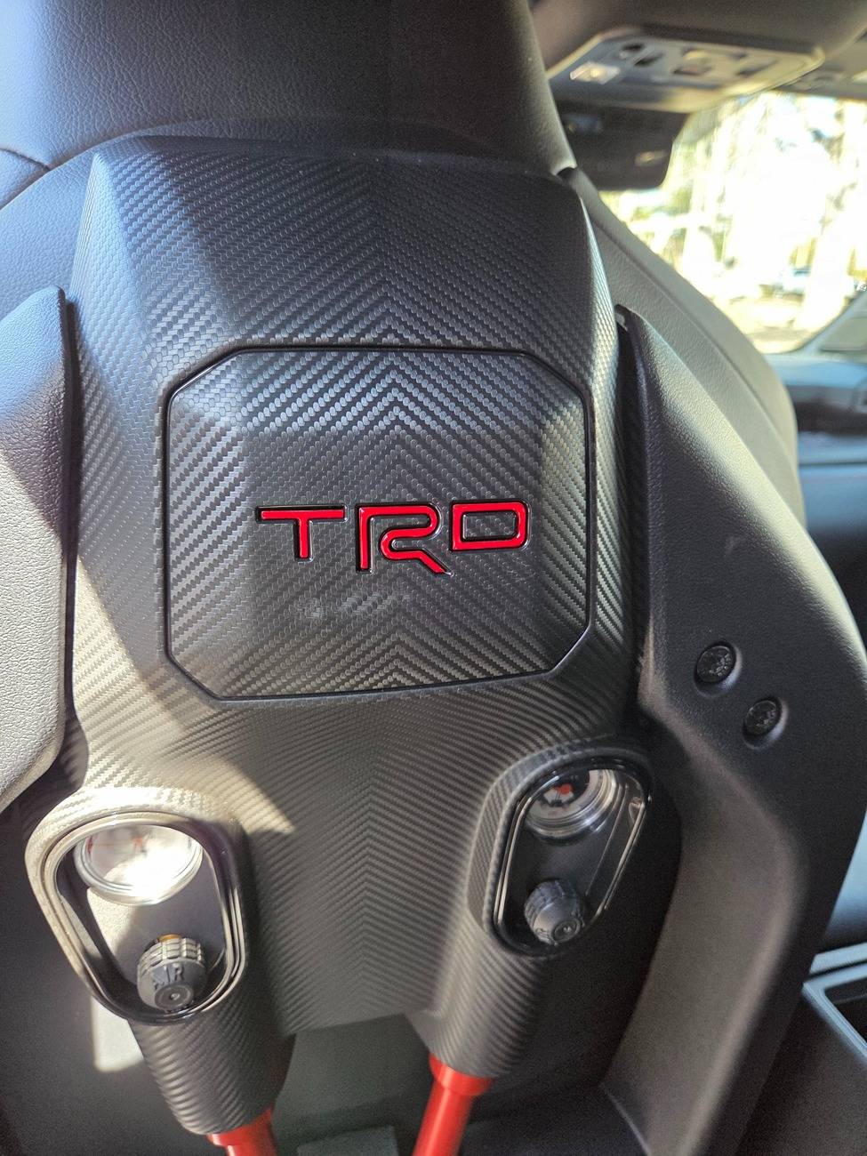 2024 Tacoma TRD PRO Katskinz front seat lettering 20250311_125048_resized