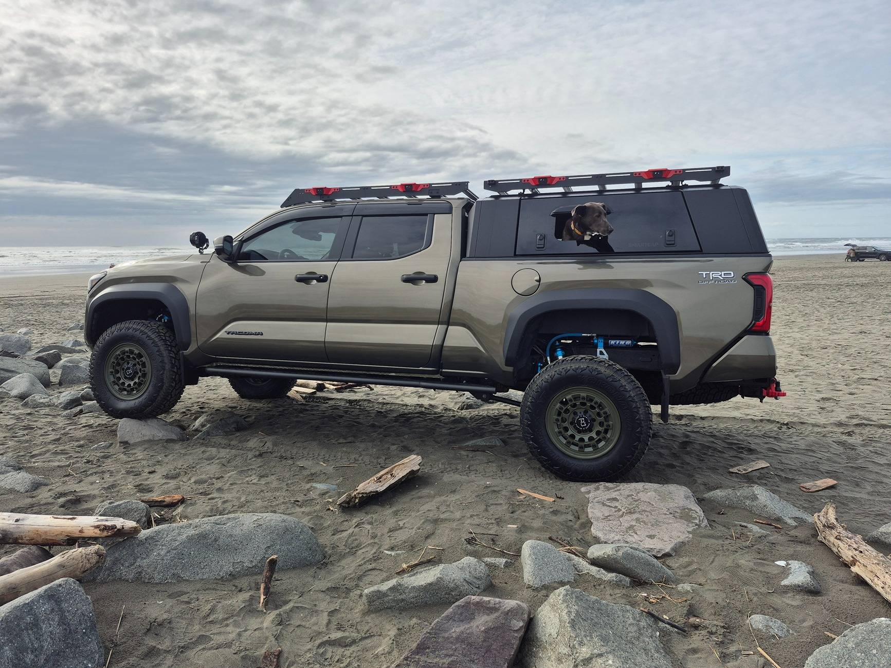 2024 Tacoma 2025 Tacoma: Need lift and tire critique/advice 20250409_171926