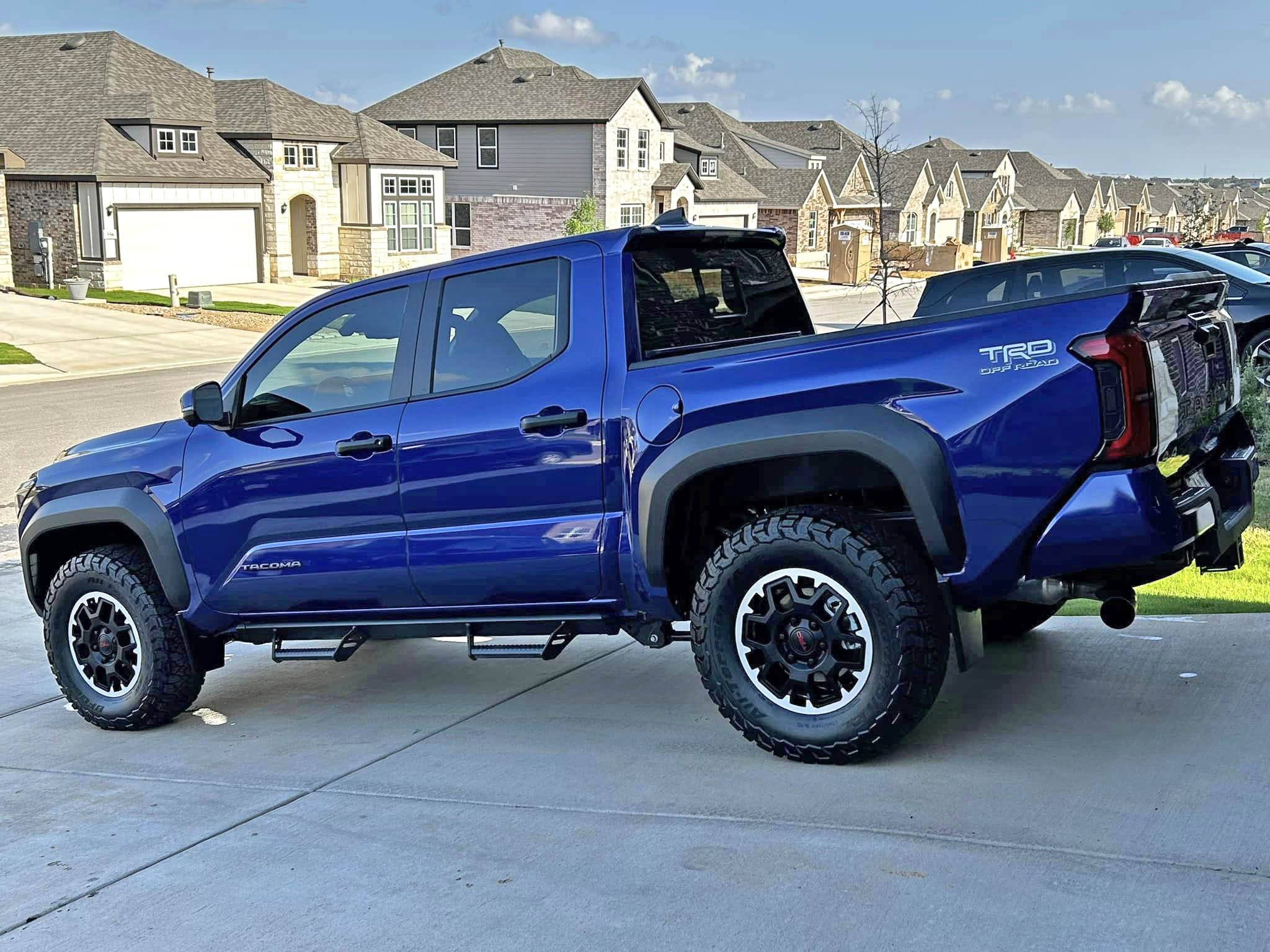 2024 Tacoma BLUE CRUSH 2024 Tacoma Thread (4th Gen) 285:70-17 BFG AT KO3 on OEM TRD OR wheels 2024 tacoma 4th gen 1