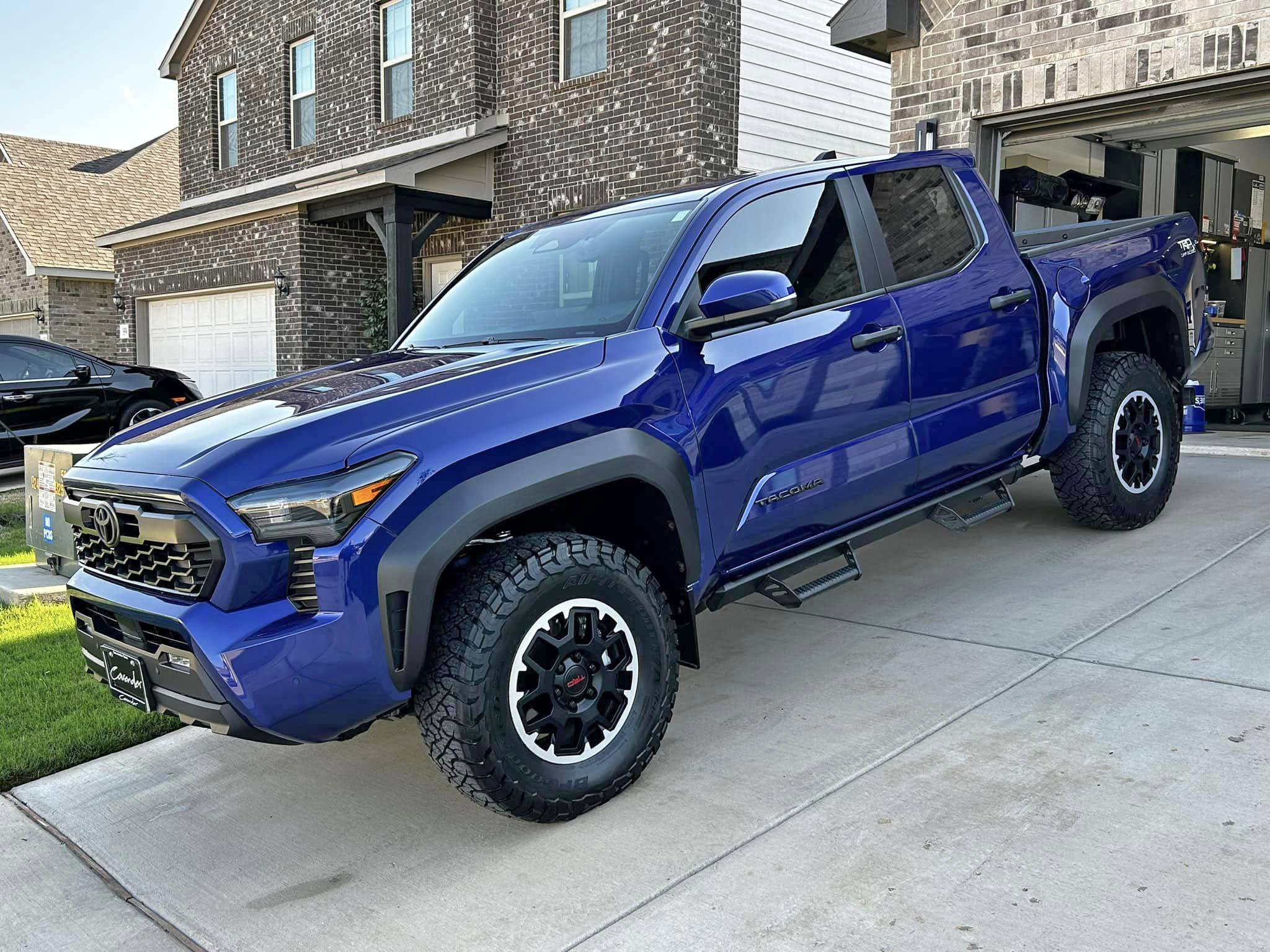 2024 Tacoma BLUE CRUSH 2024 Tacoma Thread (4th Gen) 285:70-17 BFG AT KO3 on OEM TRD OR wheels 2024 tacoma 4th gen 2