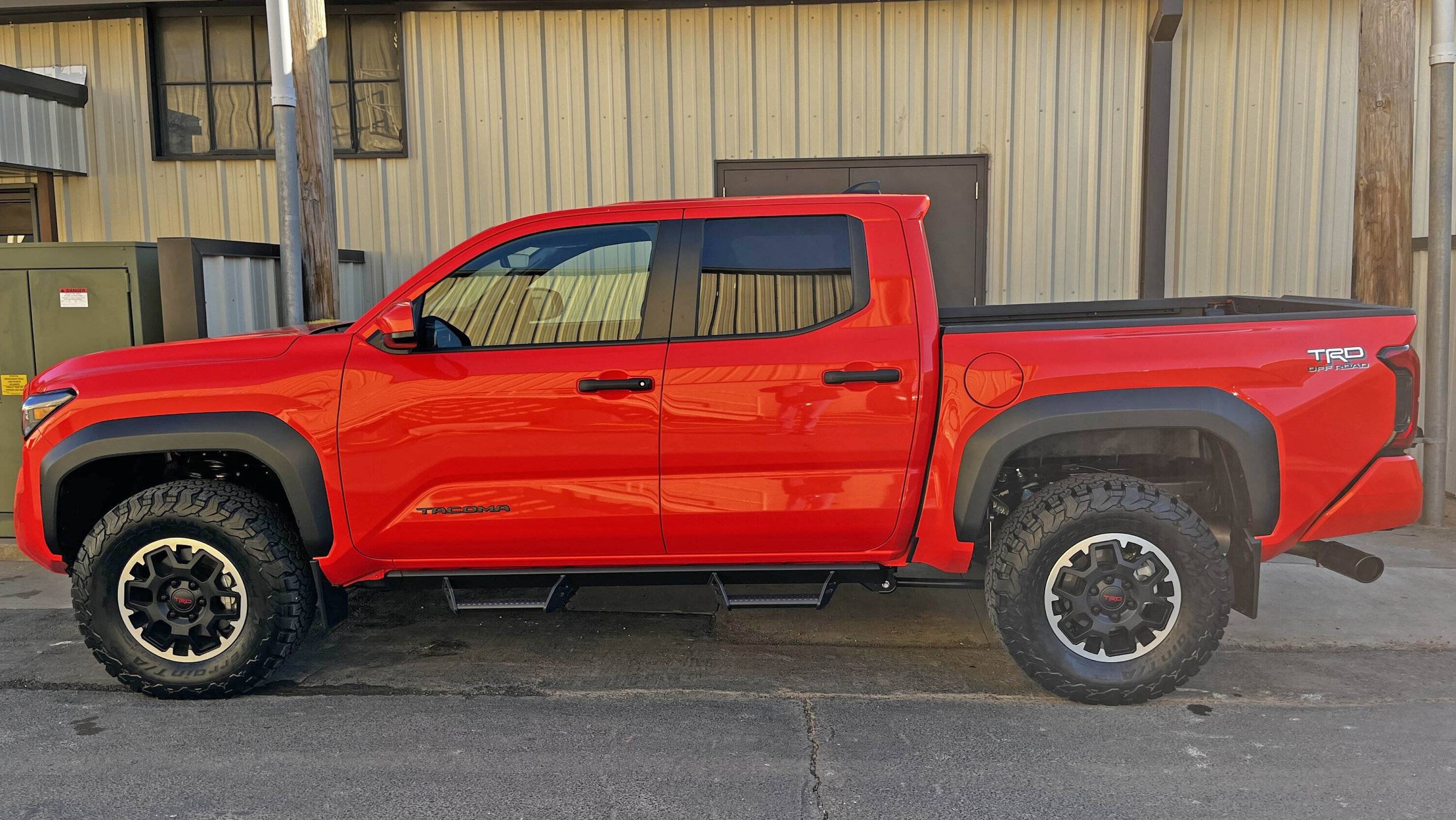 2024 Tacoma SOLAR OCTANE 2024 Tacoma Thread (4th Gen) 285-70-17 tires stock factory wheels 2024 Tacoma TRD Off-Road  3