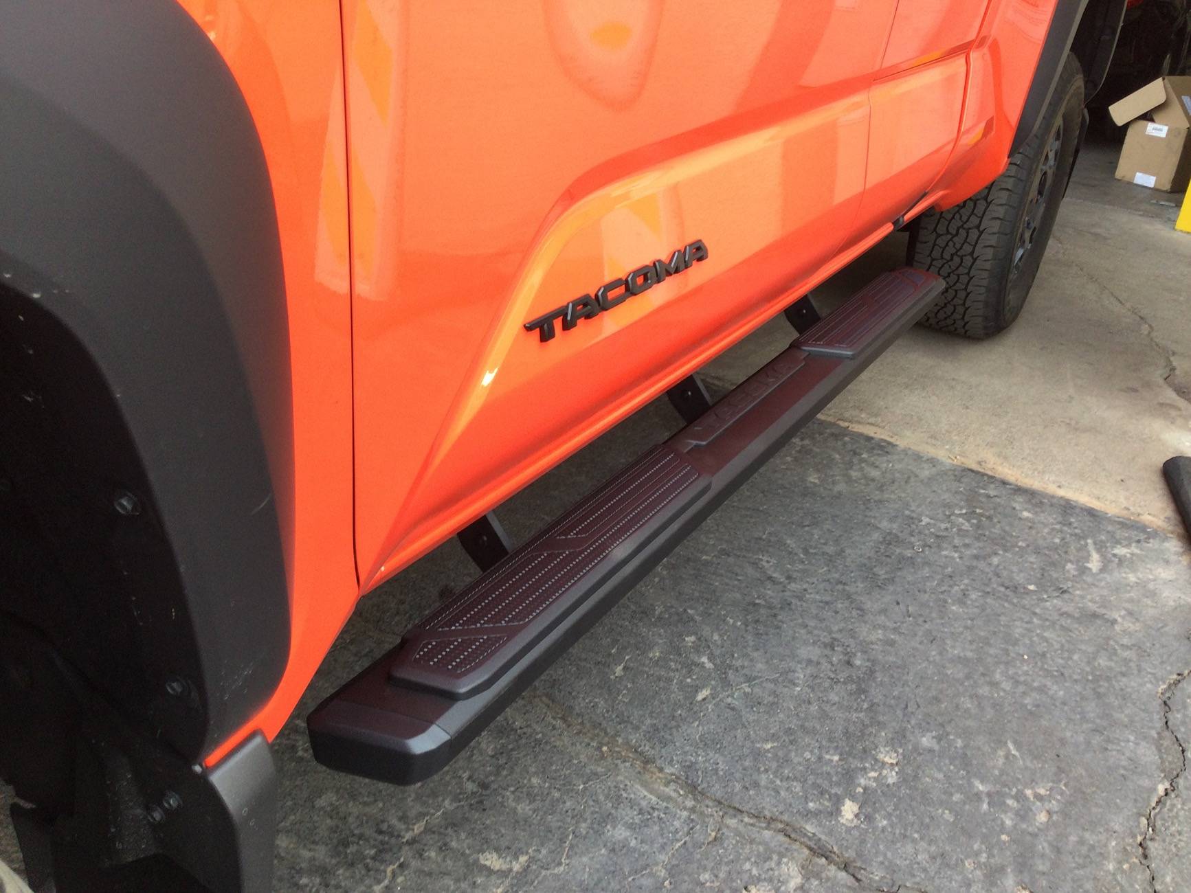 2024 Tacoma OEM 5" Oval Tube Steps & Canadian (Wider) Mud Flaps Installed 3F48CEE9-E8C0-444A-A137-82078F76609D