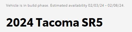 2024 Tacoma 2024 Tacoma production has begun! 🙌 4.JPG