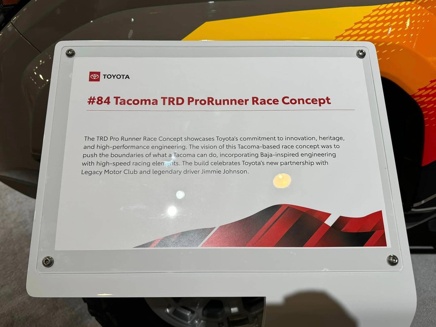 2024 Tacoma #84 Tacoma TRD ProRunner Race Concept Debuts at SEMA 465889978_1017674913495645_7163409094415061892_n