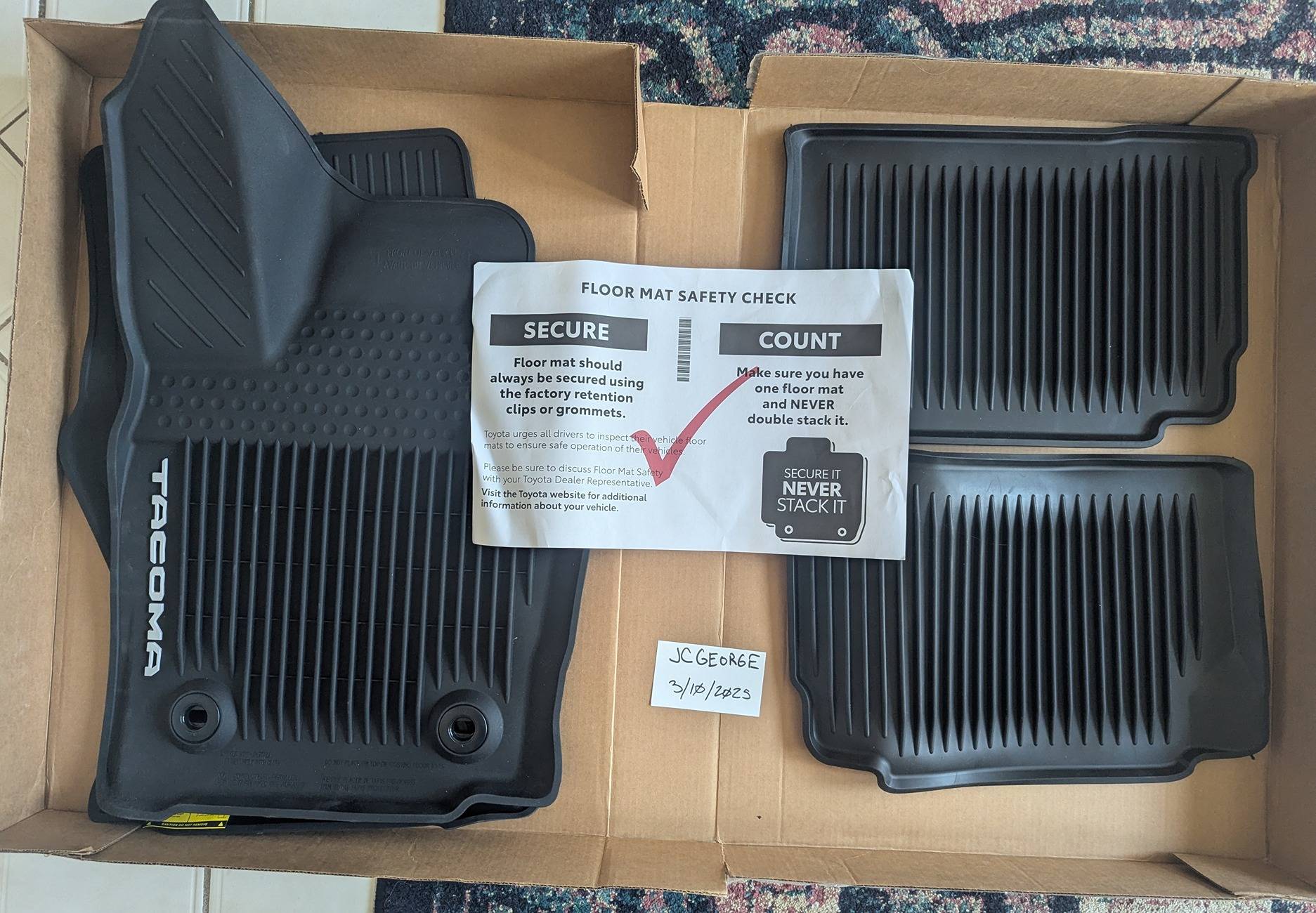 4th Gen Taco OEM Floor mats.jpg