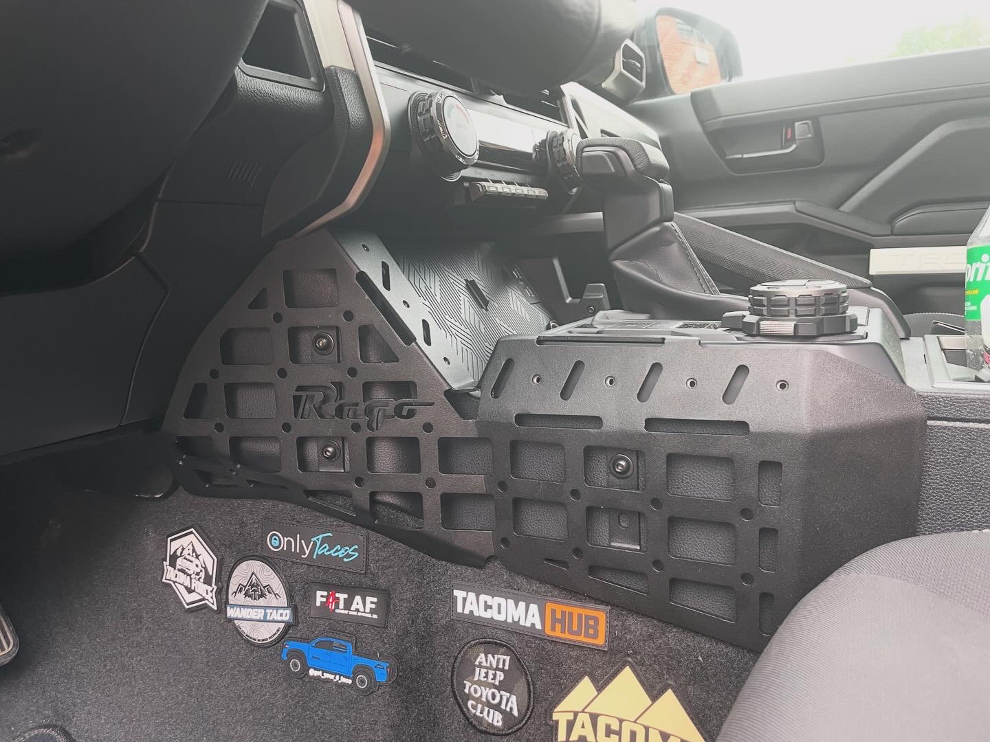 2024 Tacoma Ragofabrication center console molle panels installed 517CC19B-7DA3-4F27-9411-40977387B72F