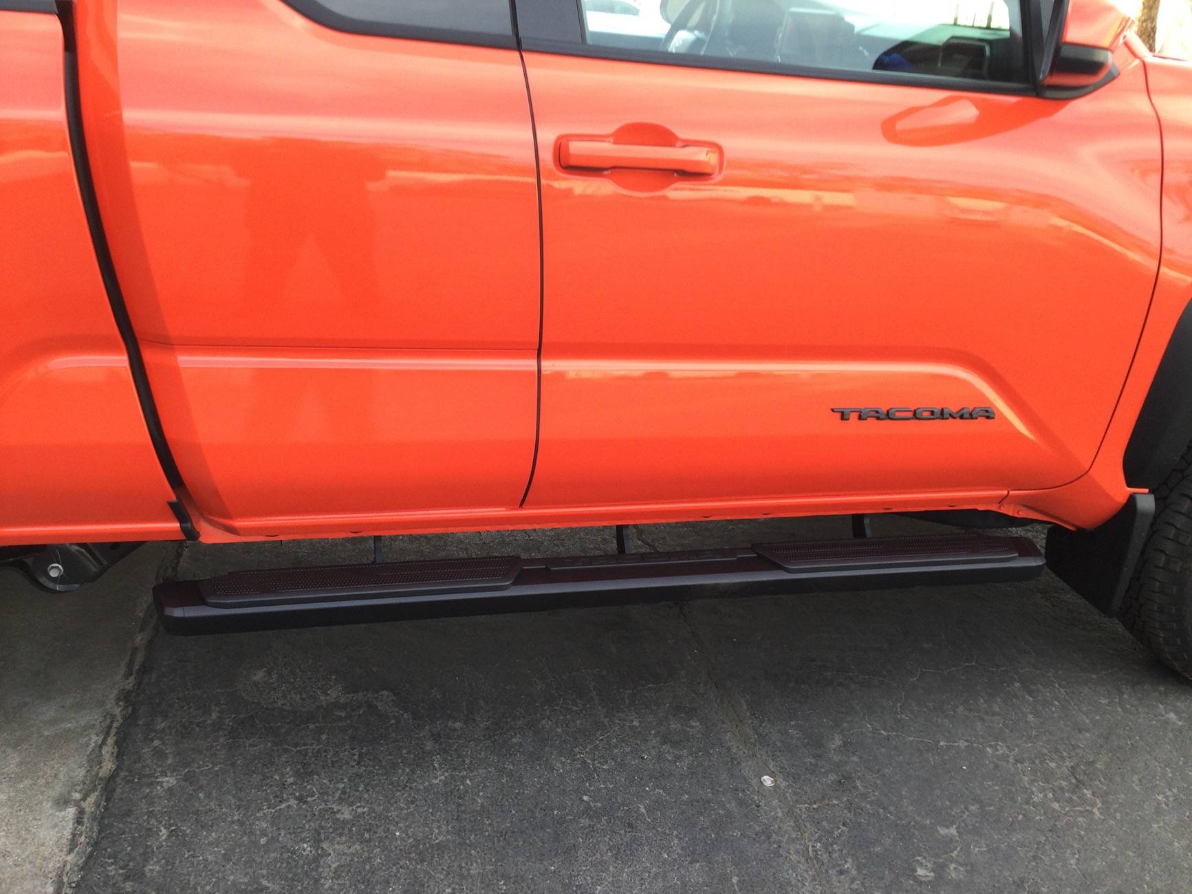 2024 Tacoma OEM 5" Oval Tube Steps & Canadian (Wider) Mud Flaps Installed 54849A81-ACC5-4D9D-BEA5-2E01EC920500