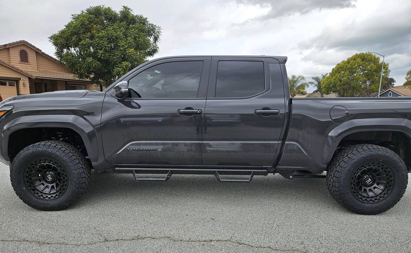 2024 Tacoma 4th Gen 2024+ Tacoma Aftermarket Wheels & Tires Pictures / Specs Compilation - Add Yours 6-ft longbed 2024 Tacoma TRD Sport on 18_ Black Rhino Wheels + 305_60R18 TOYO A_T III Tires 