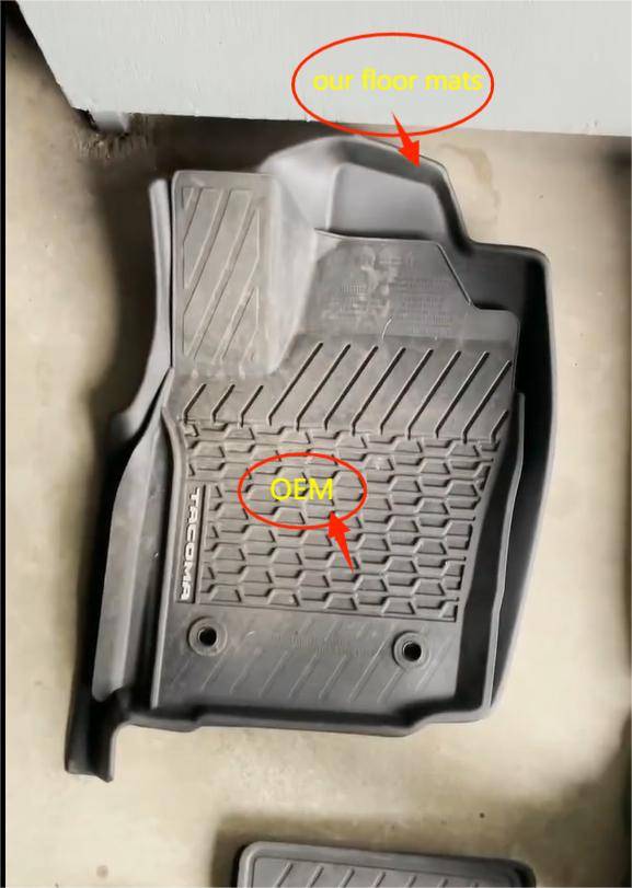 2024 Tacoma TripleAliners 2024 Tacoma Floor Mats review- Surpass OEM? 7