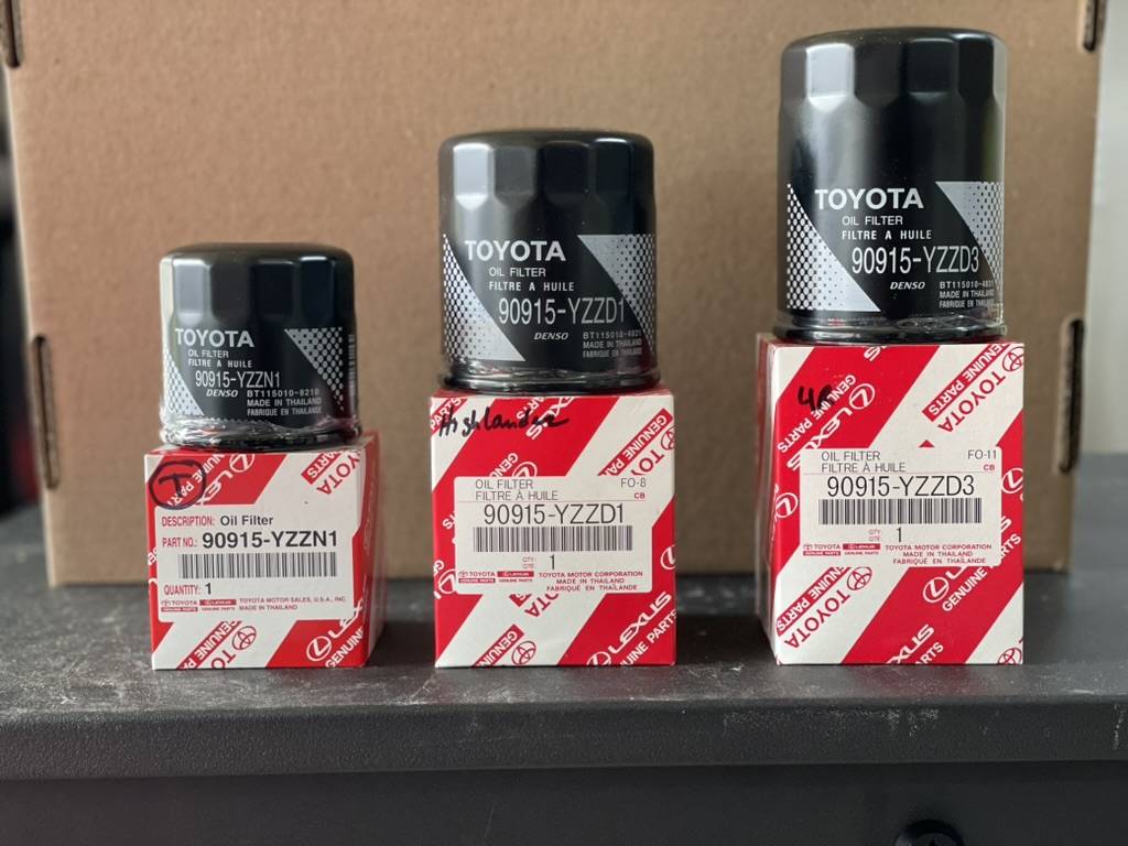 2024 Tacoma 2024 Tacoma oil filter comparison to 6-cyl Highlander and 8-cyl G4 4Runner 97BA4A1C-0E72-46CC-9F7E-E929475809BD_1_105_c