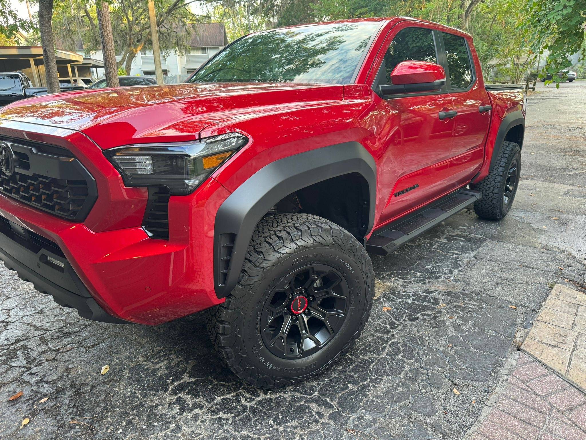 2024 Tacoma Aftermarket TRD Pro style wheels + KO2 285/70/17 tires on my 2024 Tacoma 97e03d78-08ab-44a7-8bce-6ba2e2ade8b6