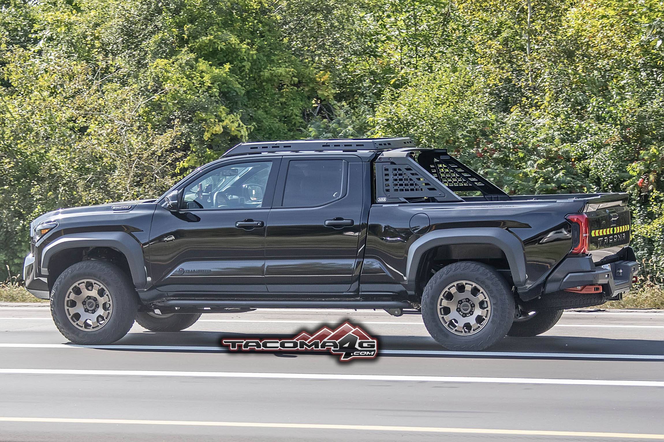 2024 Tacoma 2024 Tacoma TRAILHUNTER - Specs, Price (TBA) Features, Photos & Videos Black 2024 Tacoma Trailhunter Photos 2