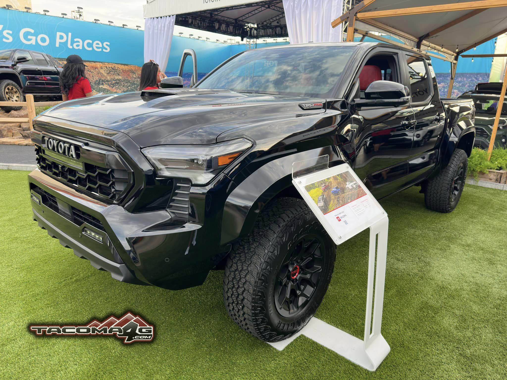 2024 Tacoma 2024 Tacoma TRD PRO - Specs, Price (TBA) Features, Photos & Videos black-tacoma-trd-pro-red-interior-2024-model-1-