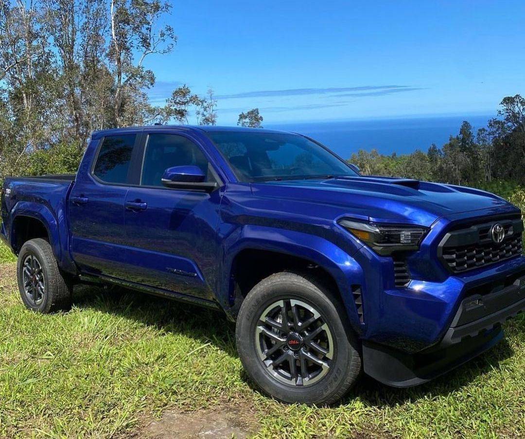 2024 Tacoma 2024 Tacoma TRD Sport Photos (Exterior, Interior, 6MT Manual Transmission) Blue Crush 2024 Tacoma Sport 4th Gen 1