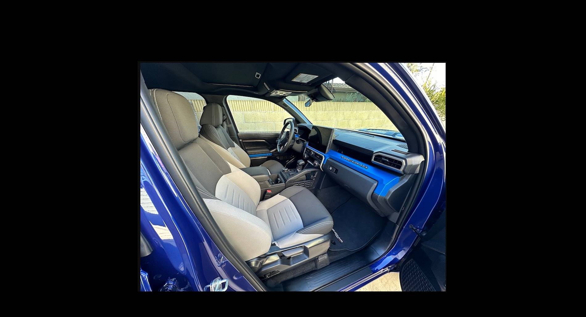 2024 Tacoma Fun fact for those with blue dashboard trim. bluecrush