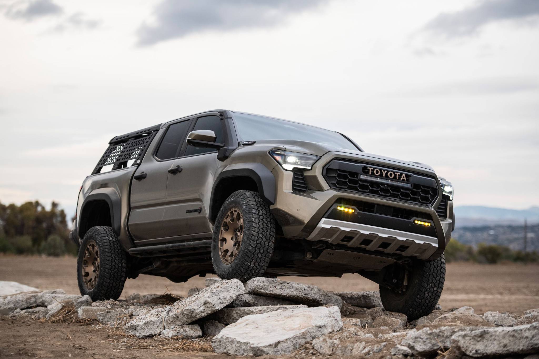 2024 Tacoma XOVERLAND's Tacoma Trailhunter Special Series Starting Feb 19 Bronze Oxide Trailhunter 2024 Tacoma action shots 3