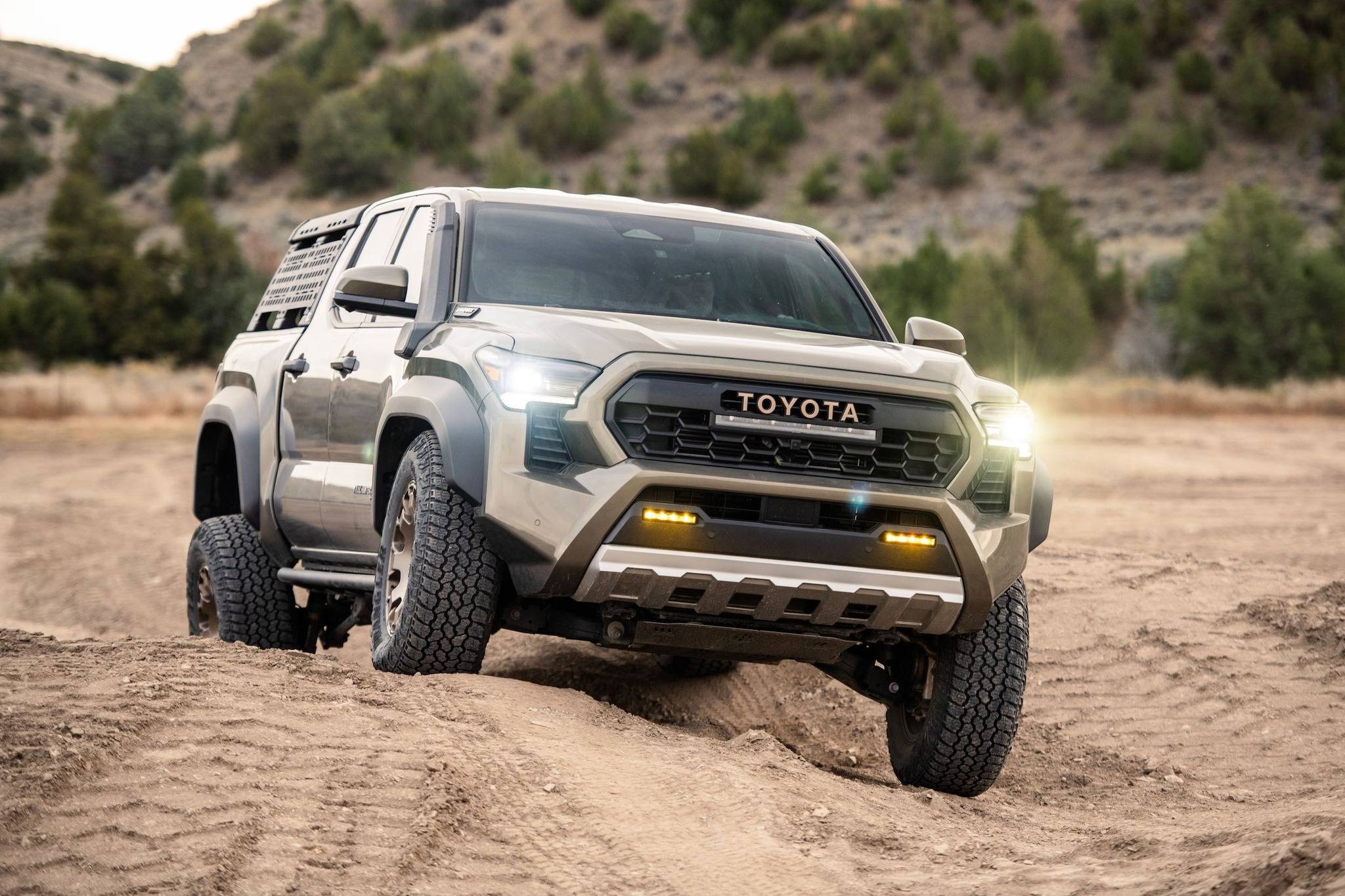 2024 Tacoma XOVERLAND's Tacoma Trailhunter Special Series Starting Feb 19 Bronze Oxide Trailhunter 2024 Tacoma action shots 4