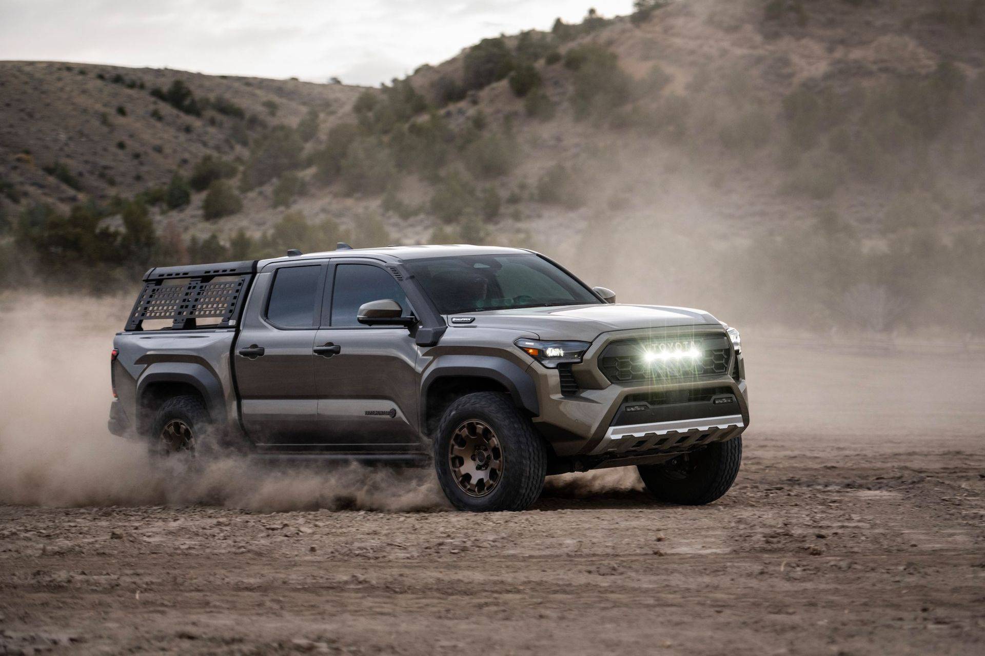 2024 Tacoma XOVERLAND's Tacoma Trailhunter Special Series Starting Feb 19 Bronze Oxide Trailhunter 2024 Tacoma action shots 8