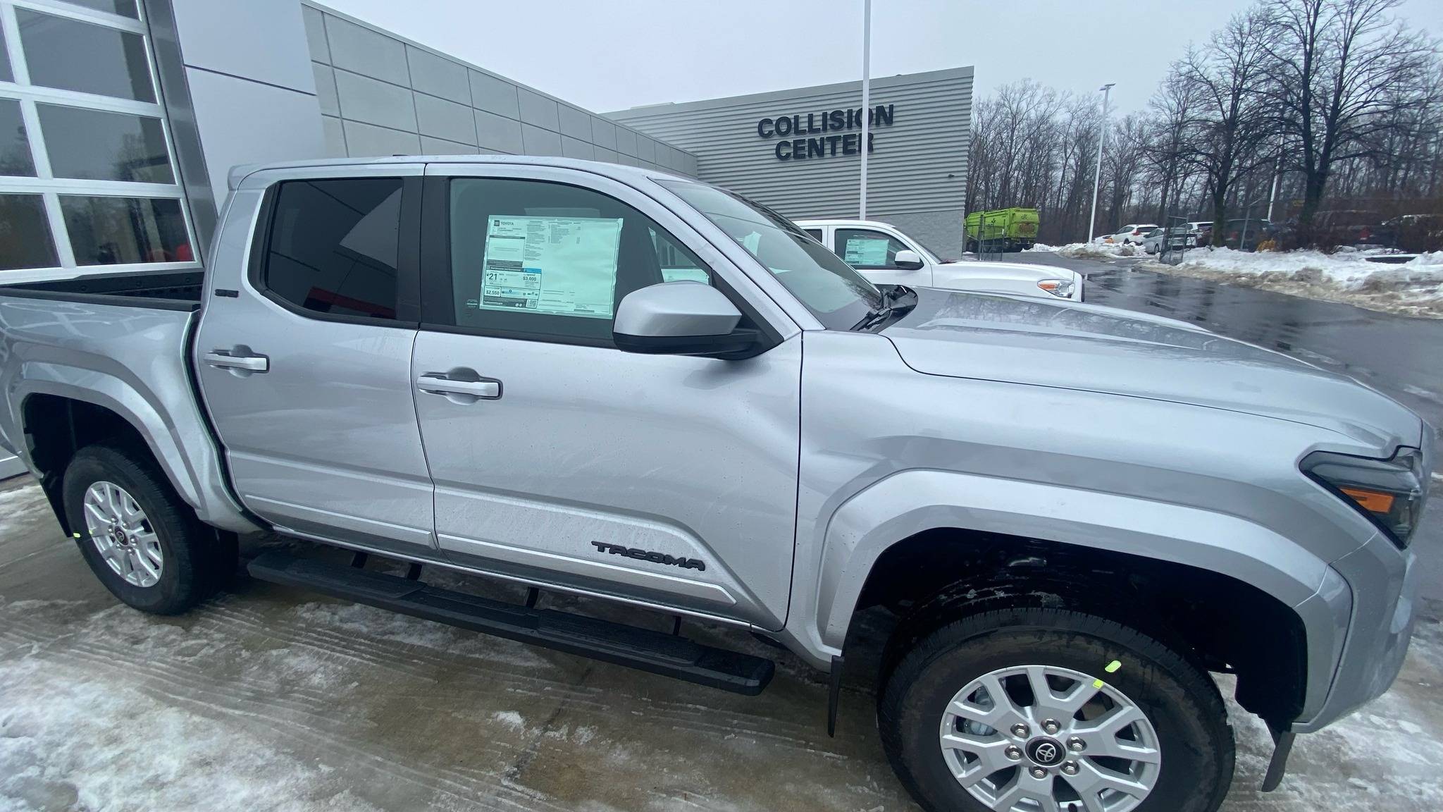 2024 Tacoma 2024 Tacoma arrives at a dealership! - Silver SR5 Celestial Silver Metallic 2024 Toyota Tacoma SR5 1