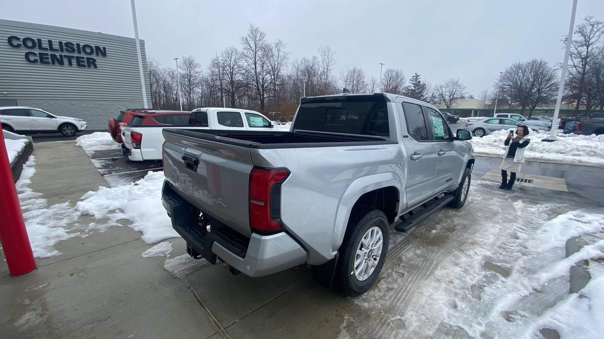 2024 Tacoma 2024 Tacoma arrives at a dealership! - Silver SR5 Celestial Silver Metallic 2024 Toyota Tacoma SR5 2